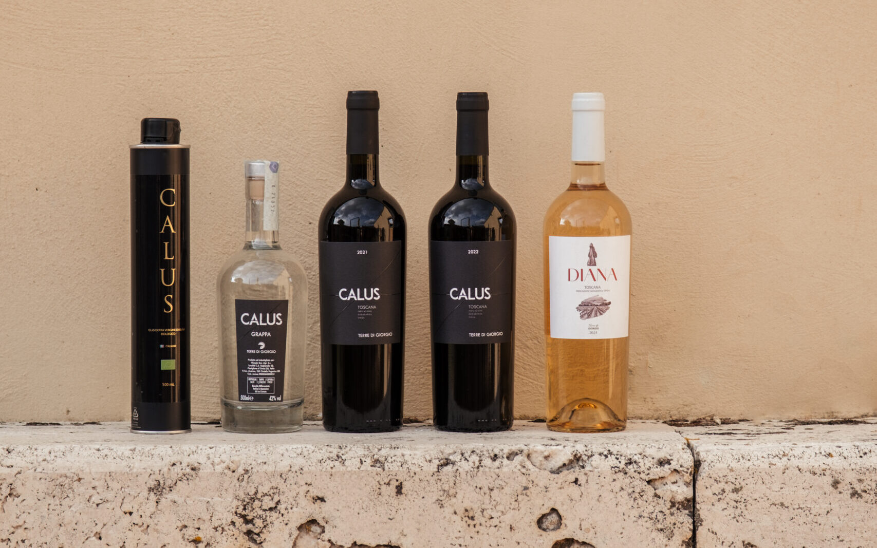 Vini CALUS e DIANA di Terre di Giorgio