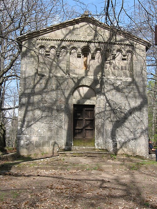 Fassade des Ermicciolo in Vivo d’Orcia.